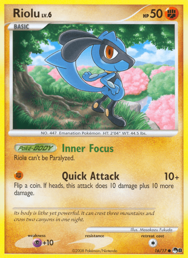 Riolu POP Series 8 card