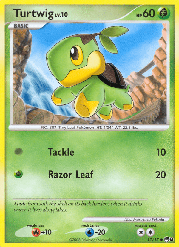 Turtwig POP Series 8 card
