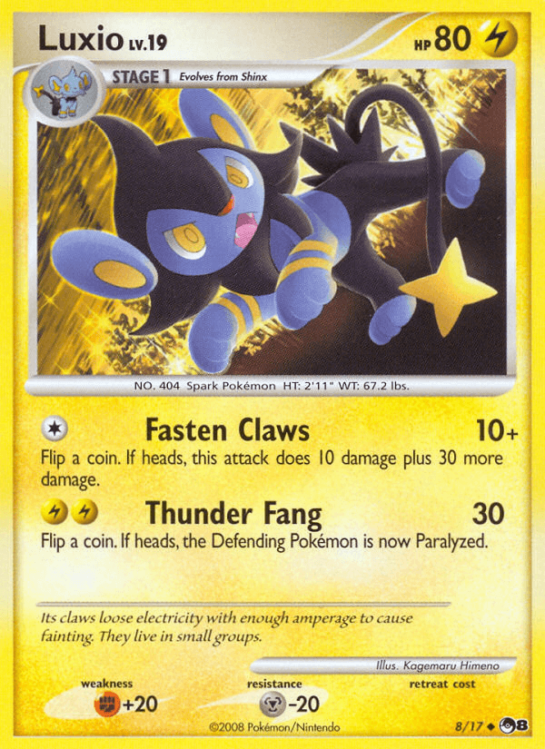 Luxio POP Series 8 card