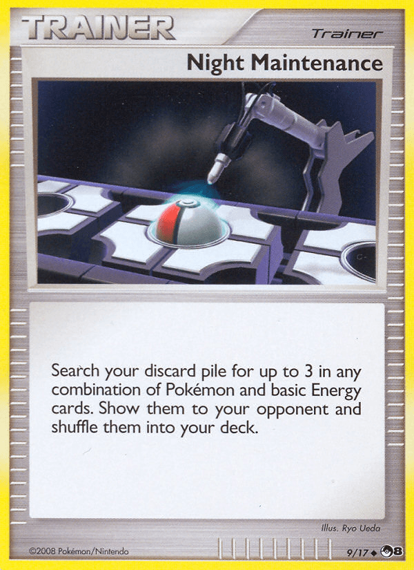Night Maintenance POP Series 8 card
