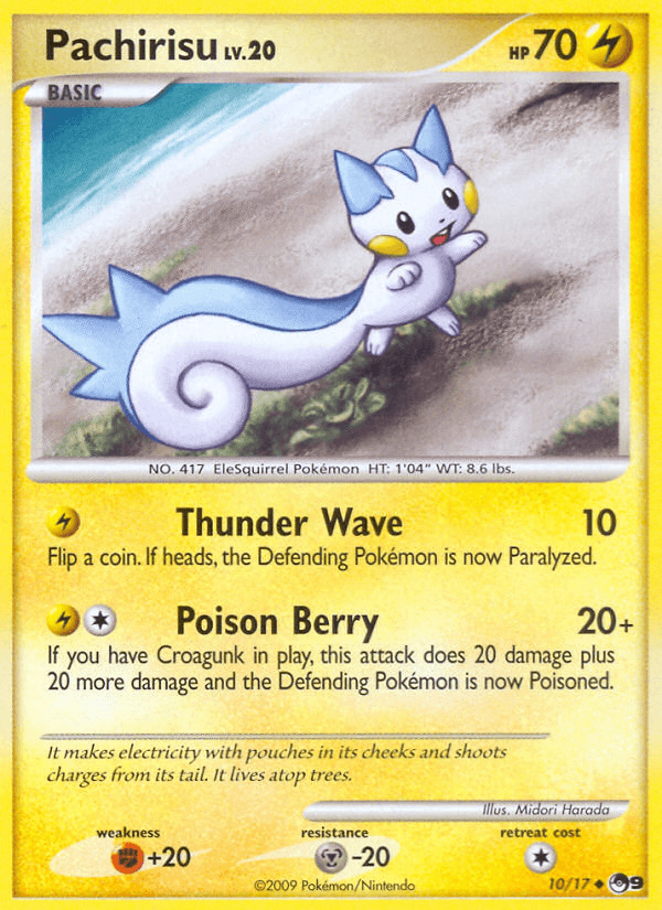 Pachirisu POP Series 9 card