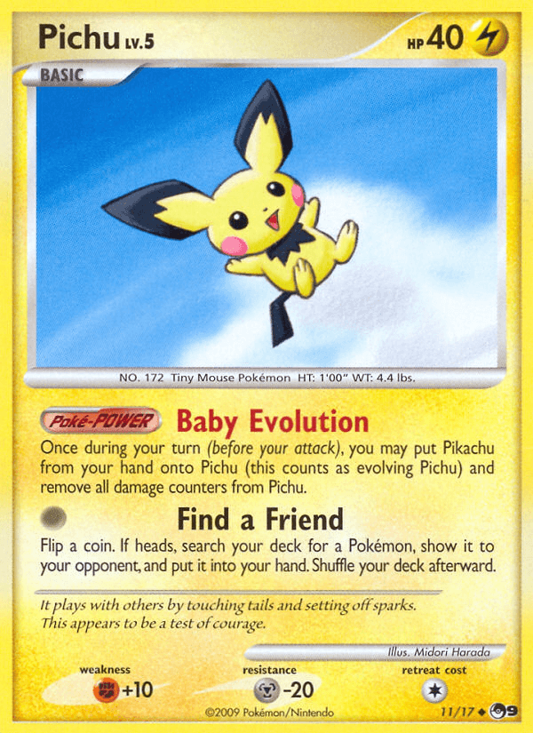 Pichu POP Series 9 card