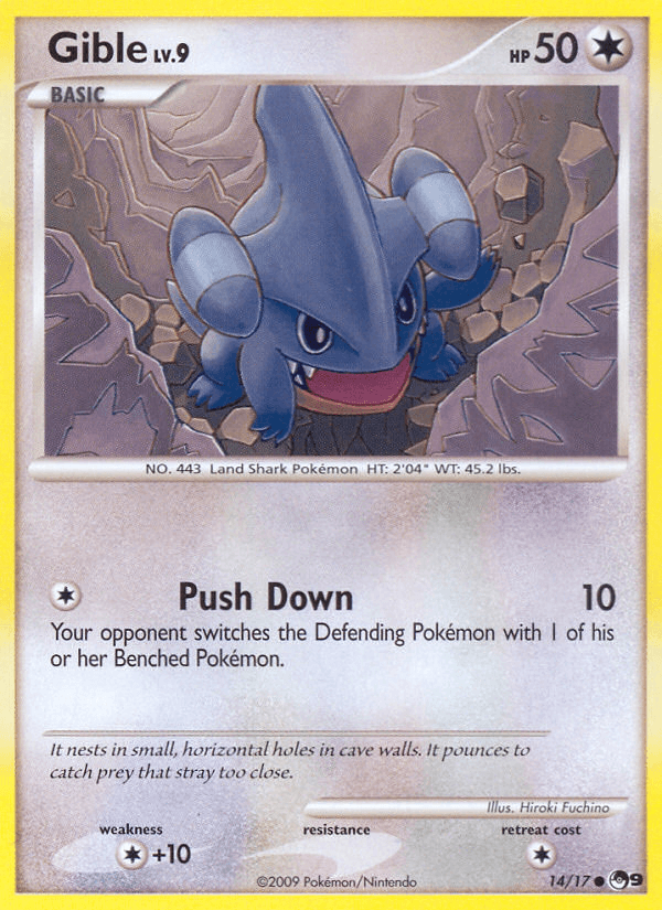 Gible POP Series 9 card