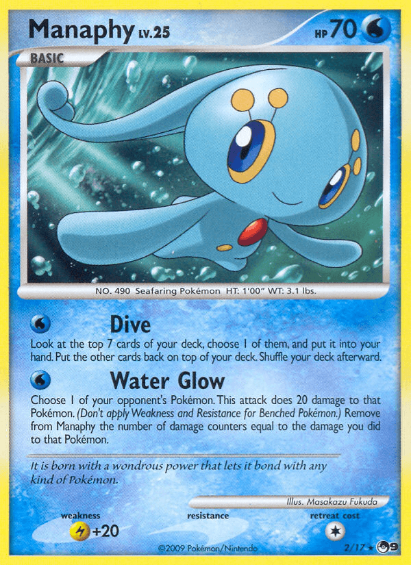 Manaphy POP Series 9 card