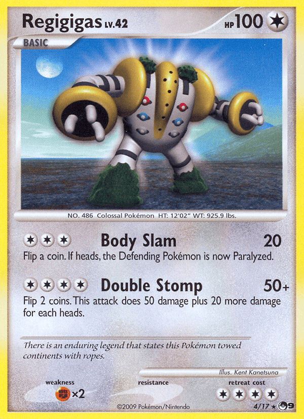 Regigigas POP Series 9 card