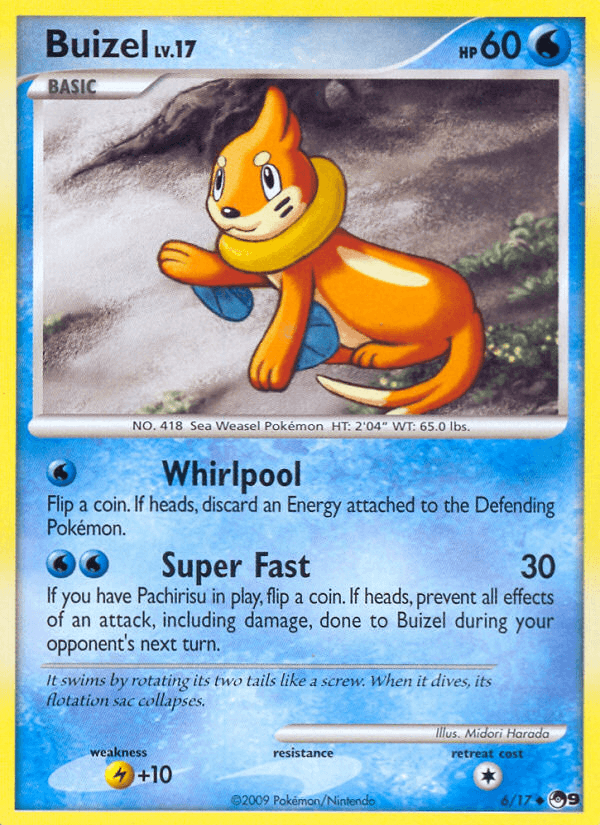 Buizel POP Series 9 card