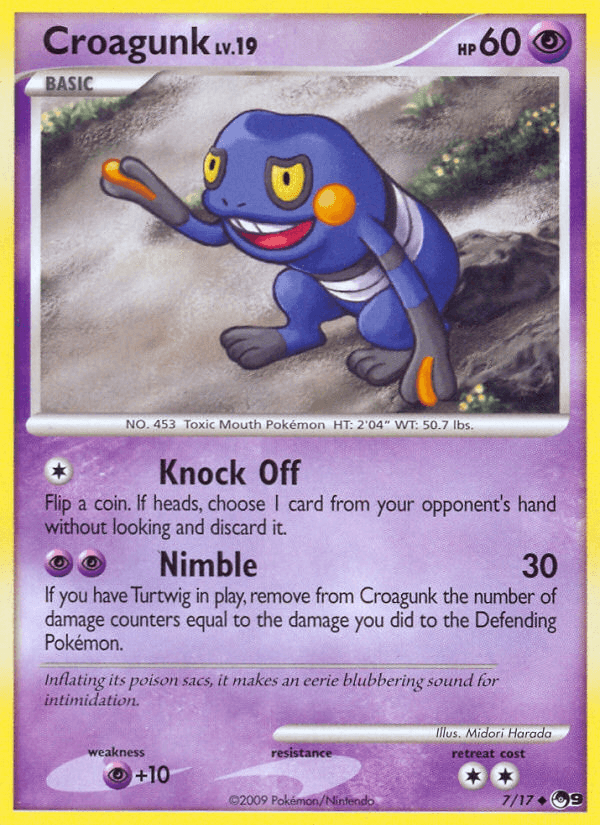 Croagunk POP Series 9 card