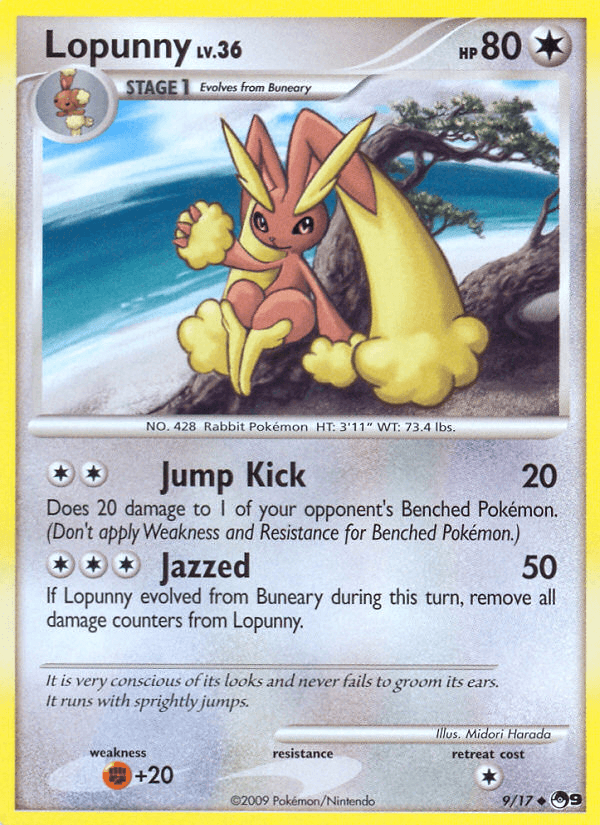 Lopunny POP Series 9 card