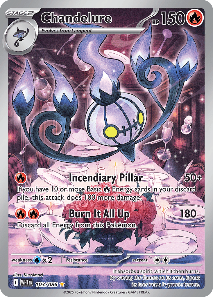 Chandelure 寶可夢 card