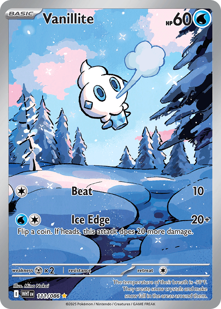 Vanillite 寶可夢 card