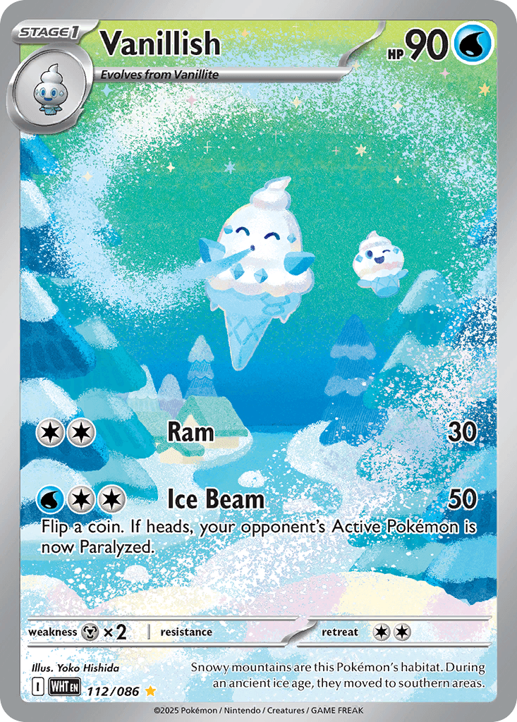 Vanillish 寶可夢 card