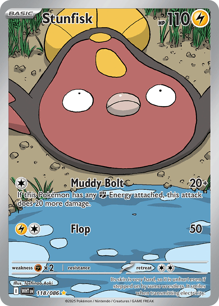 Stunfisk White Flare card