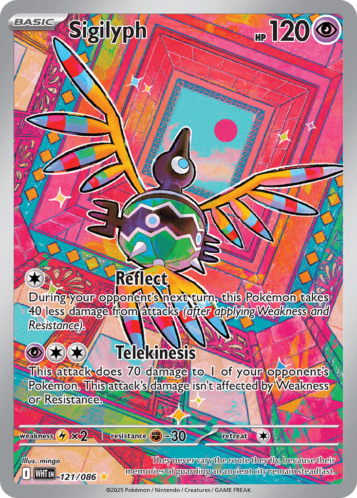 Sigilyph White Flare card