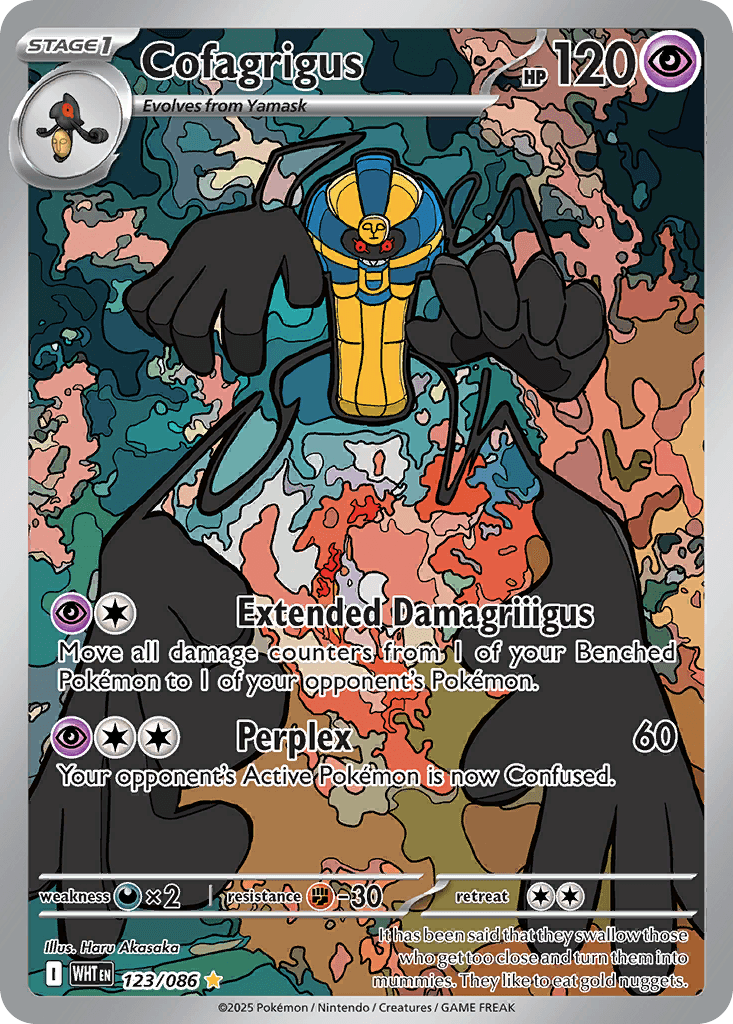 Cofagrigus 寶可夢 card