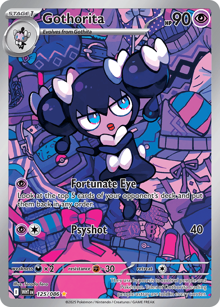 Gothorita White Flare card
