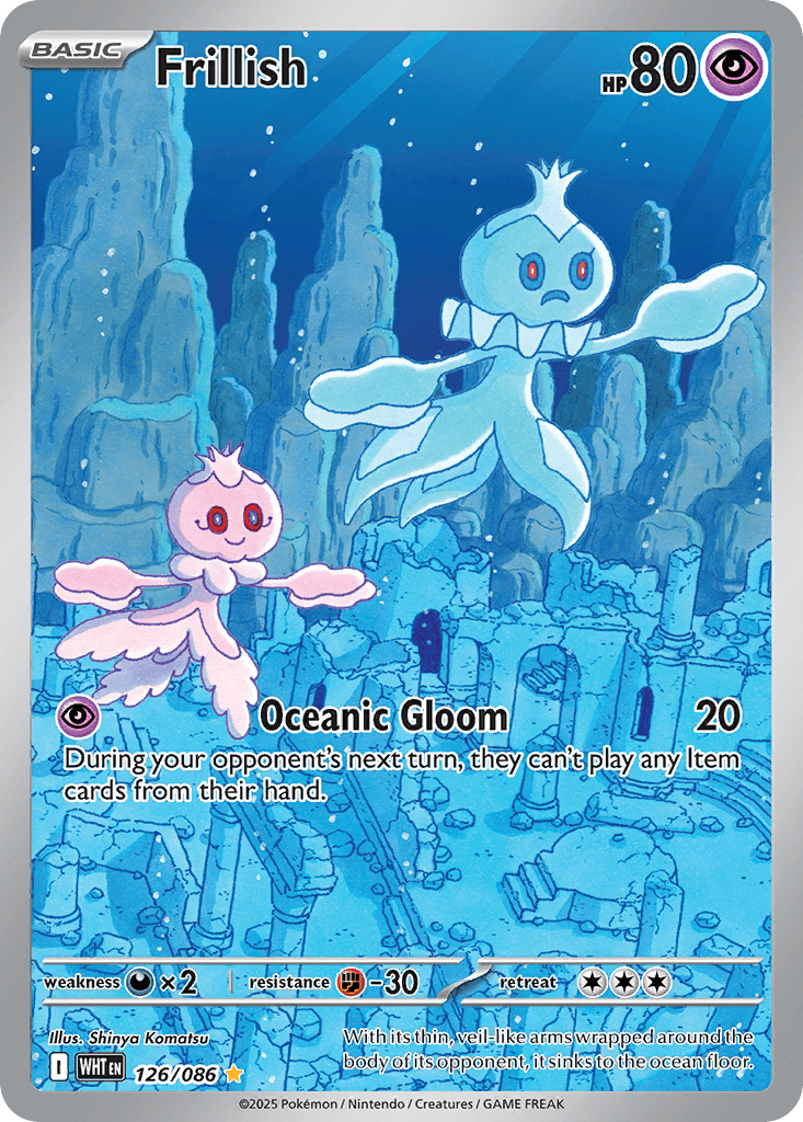Frillish 寶可夢 card