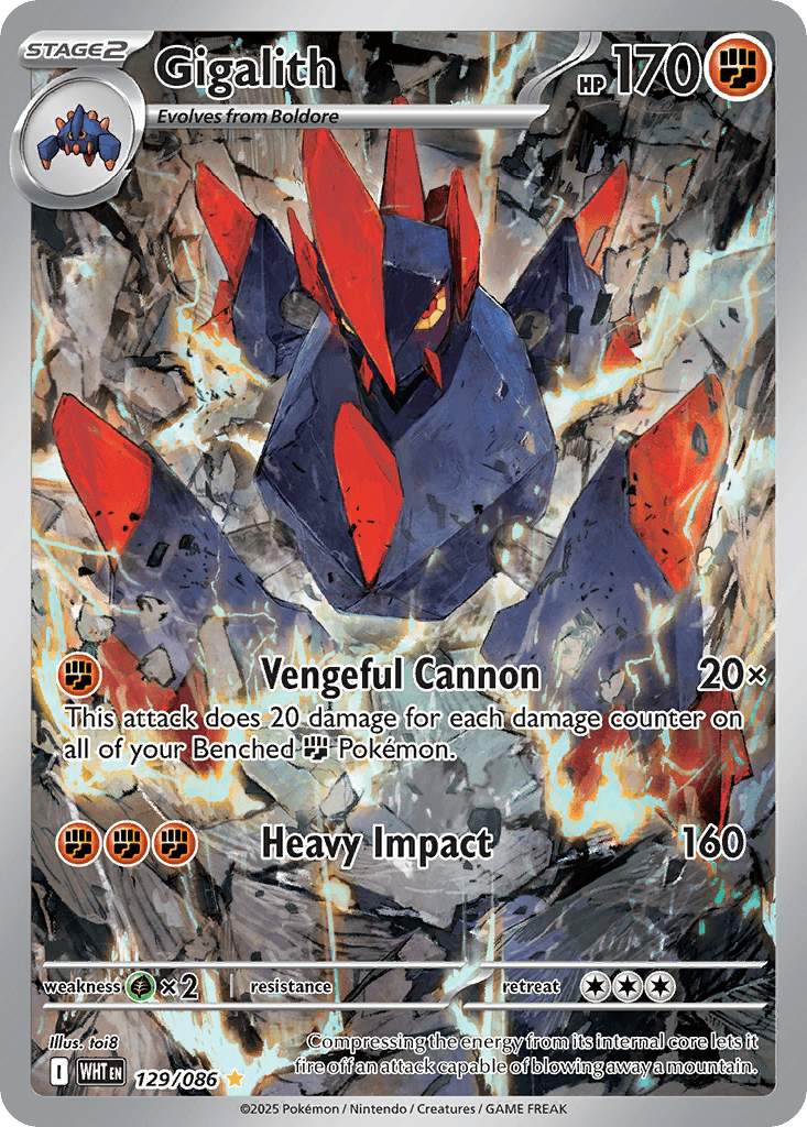 Gigalith 寶可夢 card