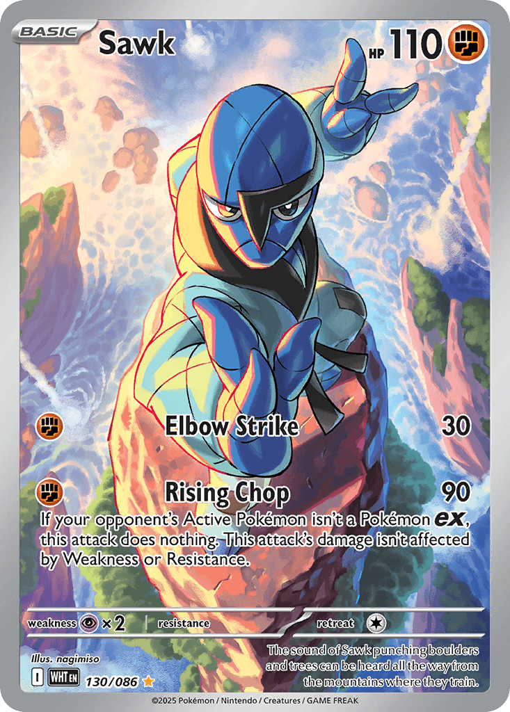 Sawk 寶可夢 card