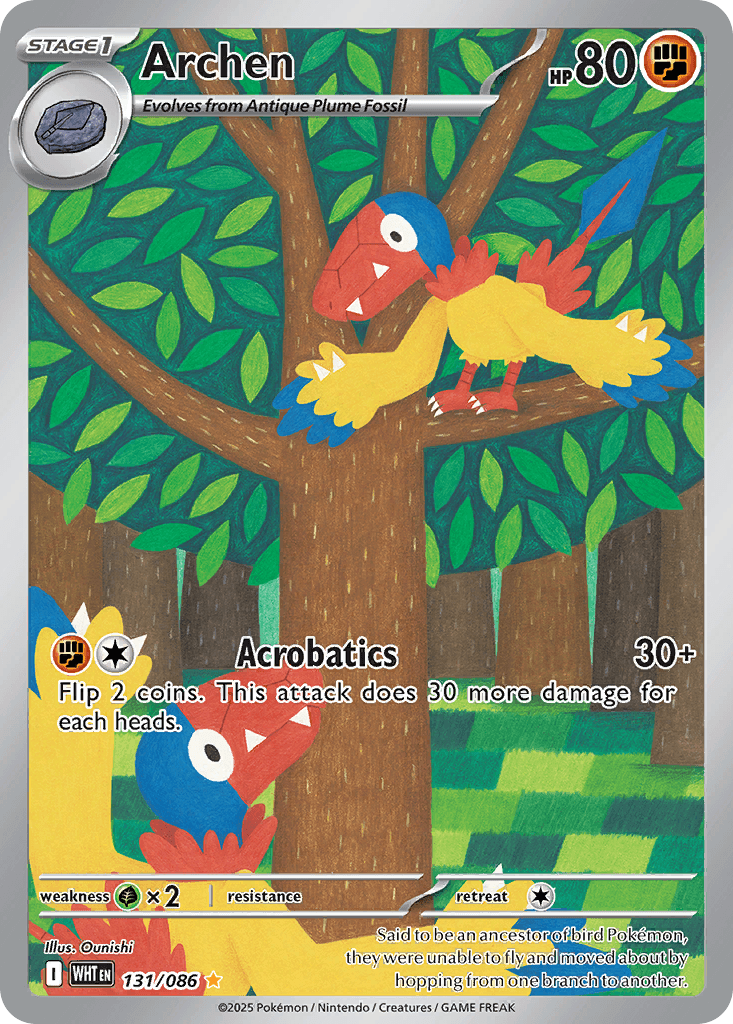 Archen 寶可夢 card