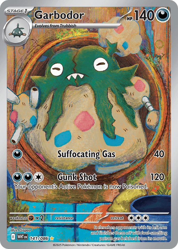Garbodor White Flare card