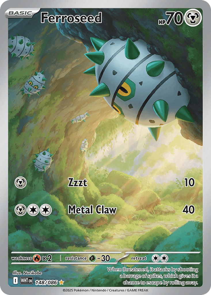 Ferroseed 寶可夢 card