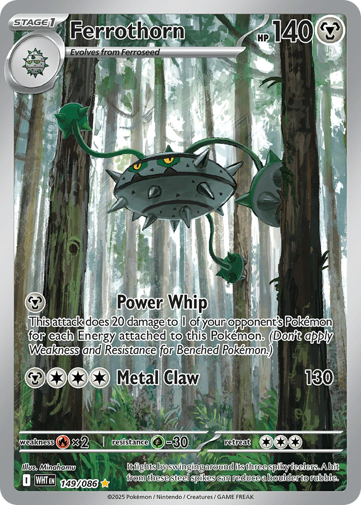 Ferrothorn White Flare card