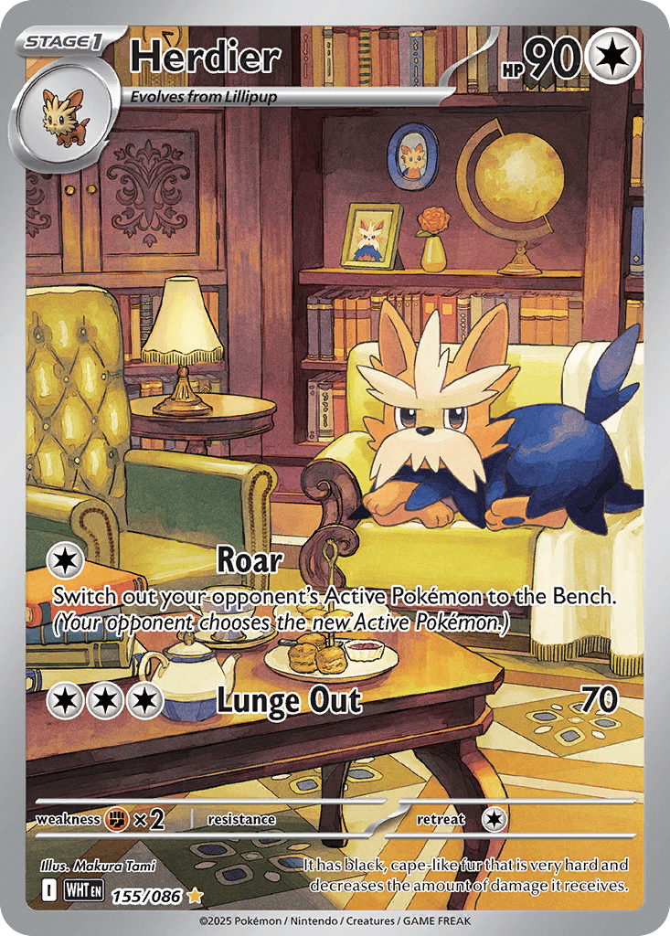 Herdier 寶可夢 card