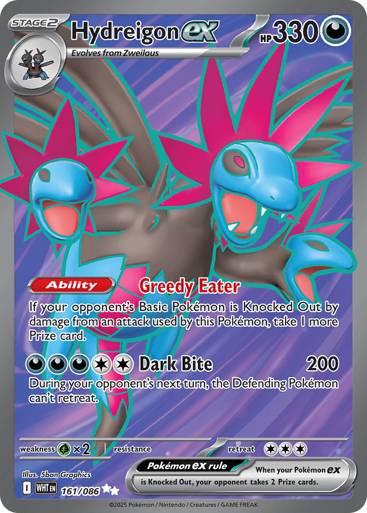 Hydreigon ex White Flare card