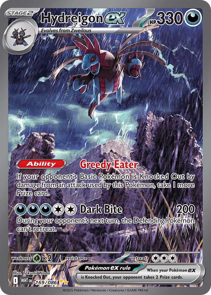 Hydreigon ex White Flare card