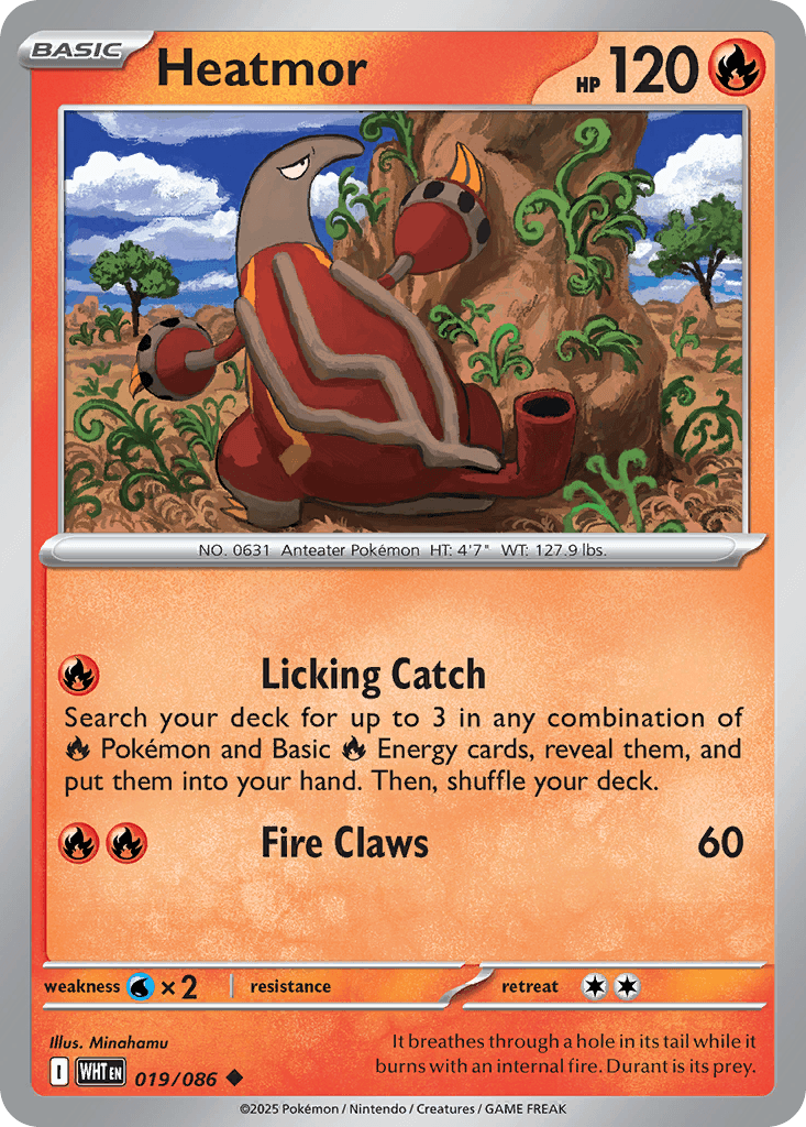 Heatmor 寶可夢 card