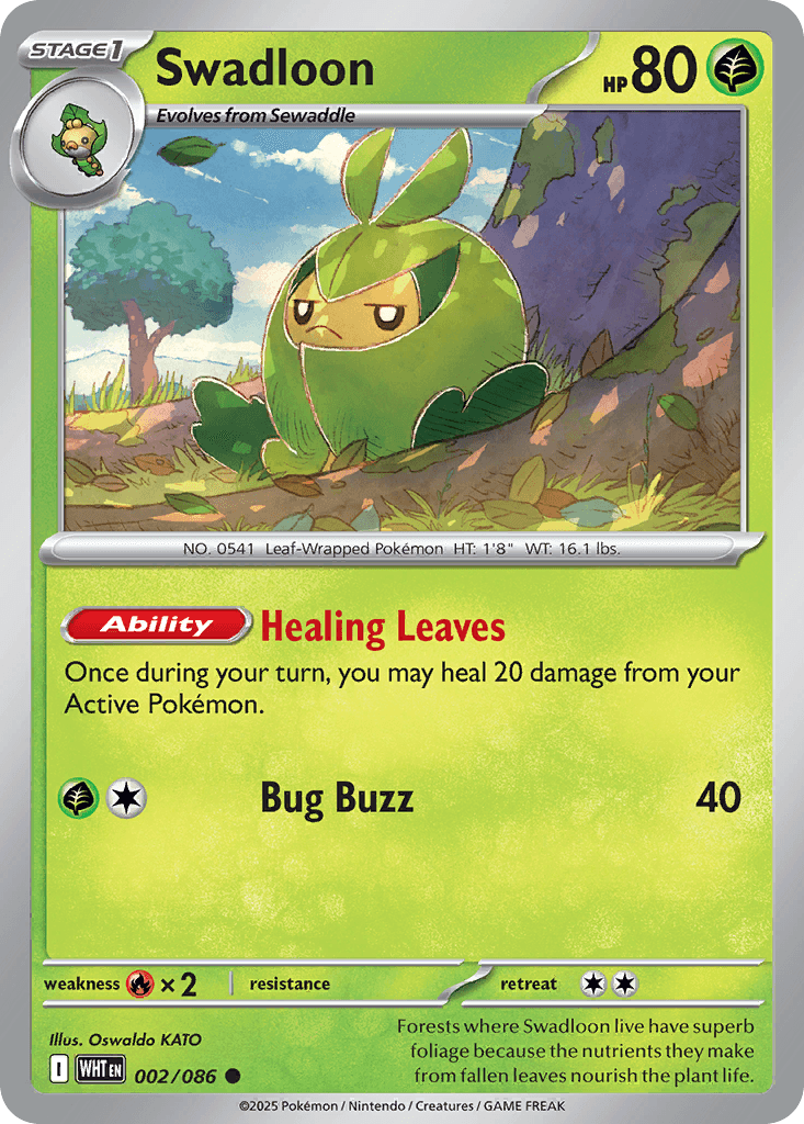 Swadloon 宝可梦 card