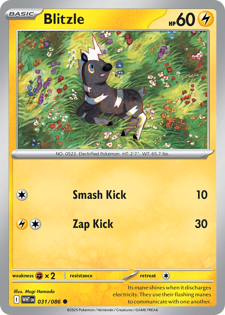 Blitzle 宝可梦 card