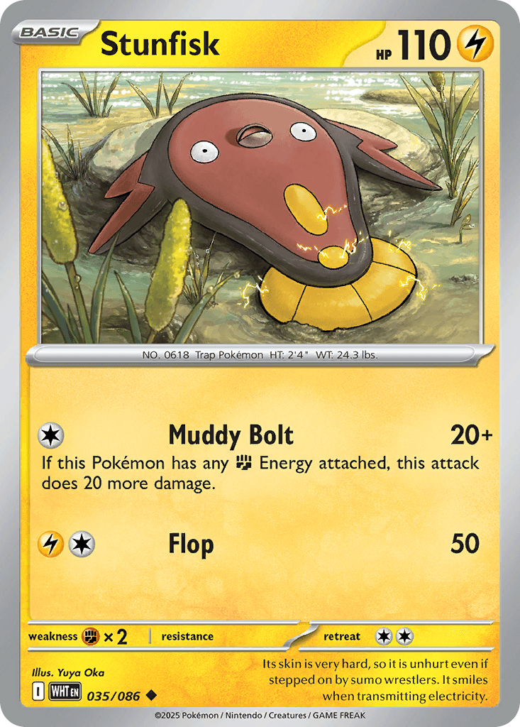 Stunfisk White Flare card