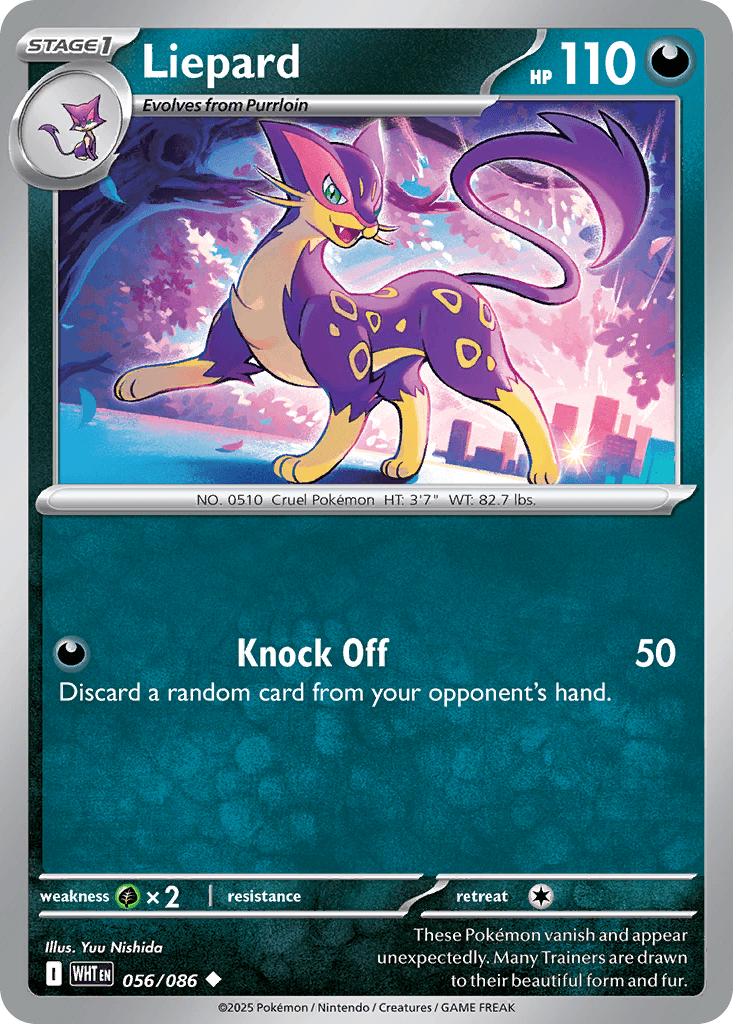 Liepard 寶可夢 card