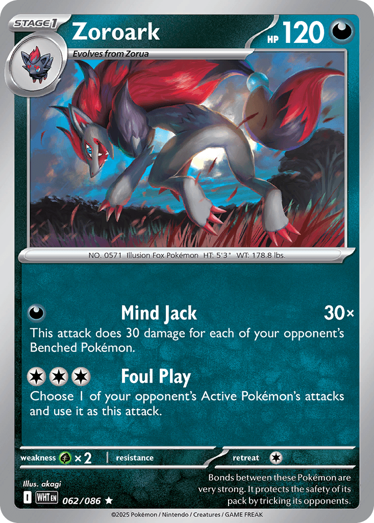Zoroark 寶可夢 card