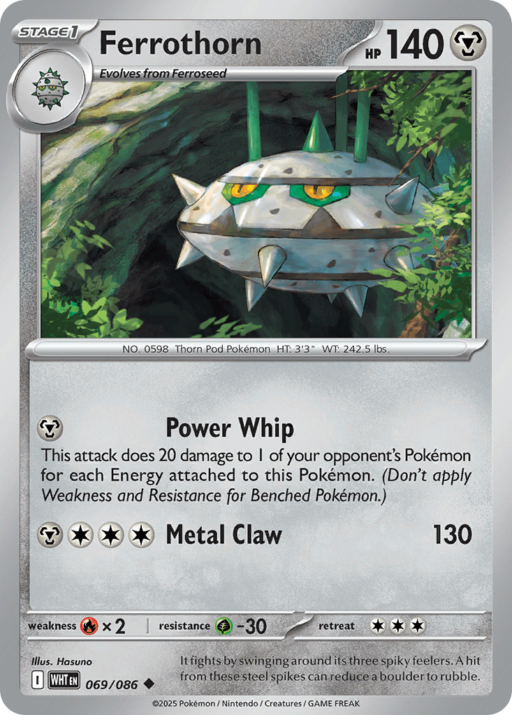 Ferrothorn White Flare card
