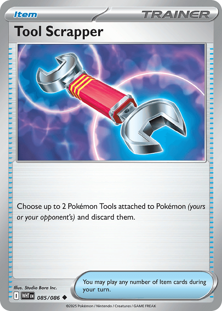 Tool Scrapper White Flare card