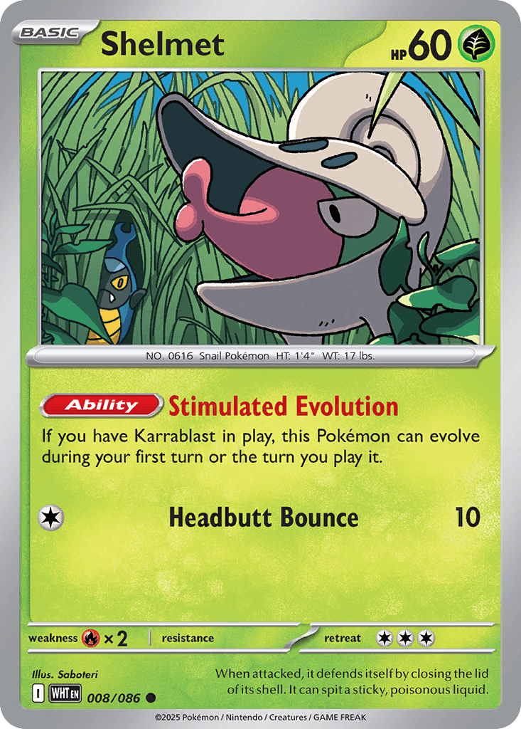 Shelmet White Flare card