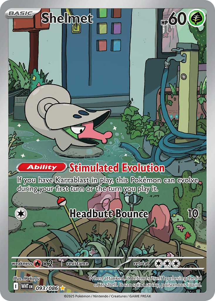 Shelmet White Flare card