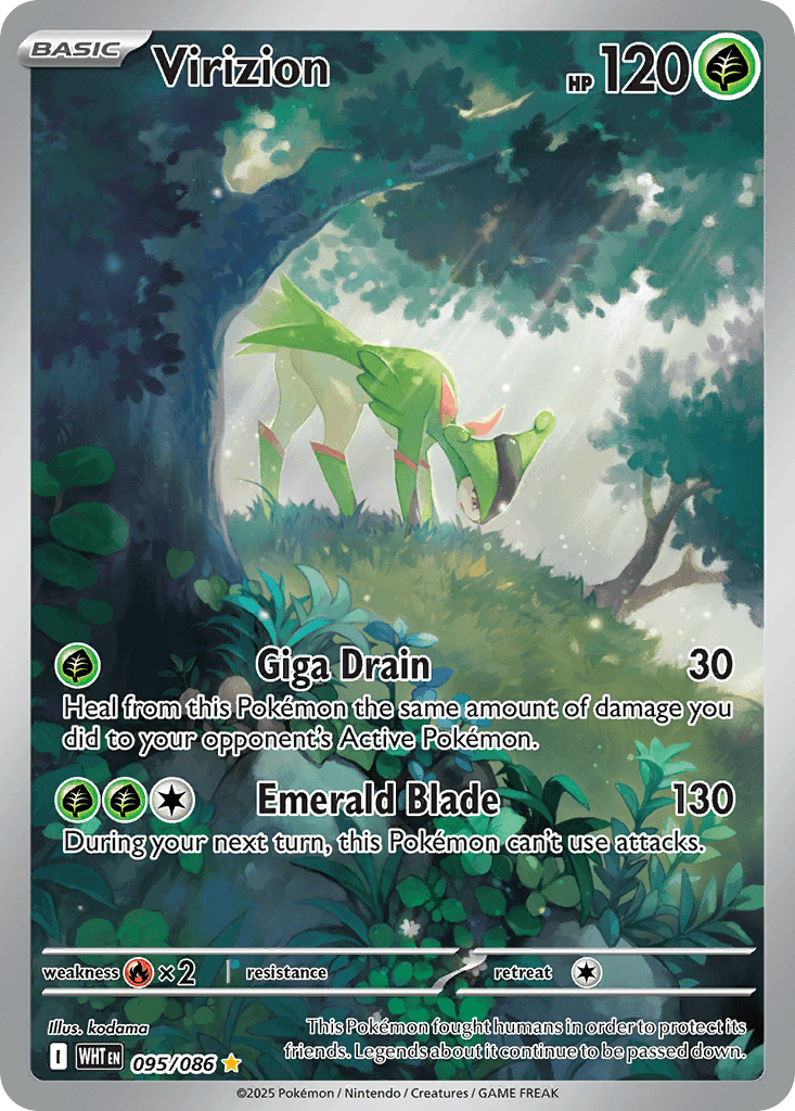 Virizion White Flare card