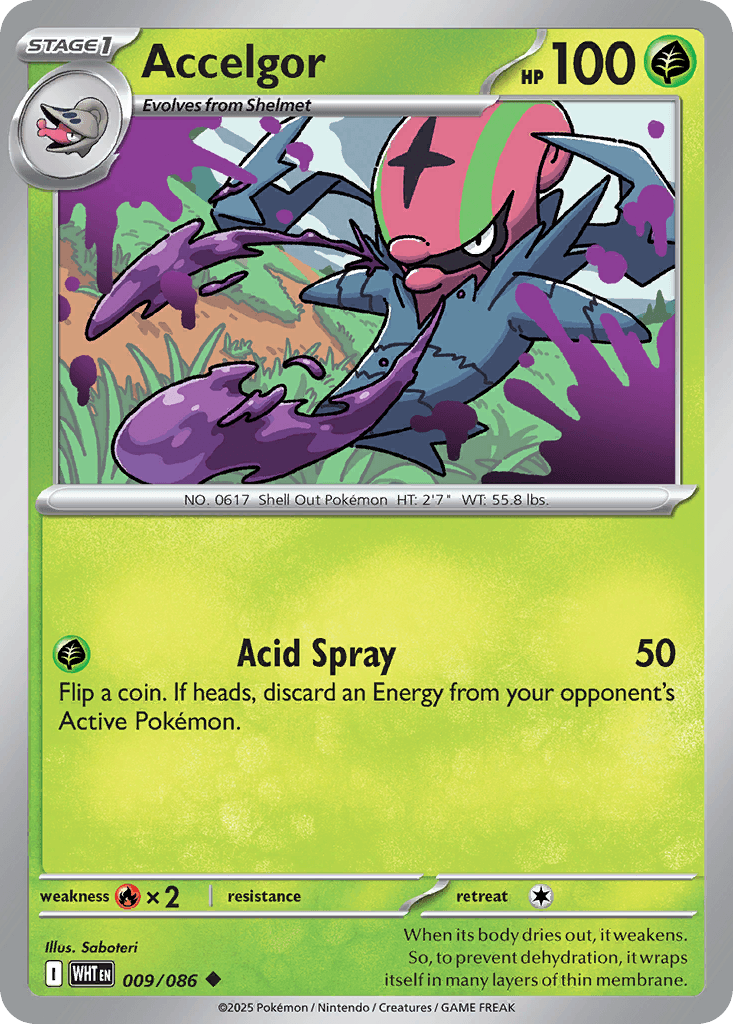 Accelgor 宝可梦 card