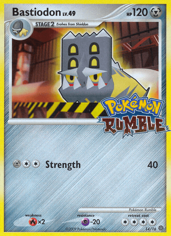 Bastiodon Pokémon Rumble card