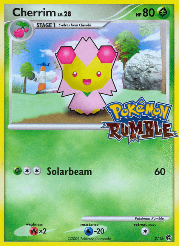 Cherrim Pokémon Rumble card