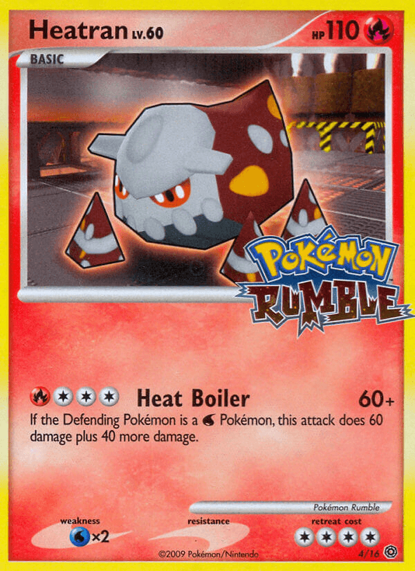 Heatran Pokémon Rumble card