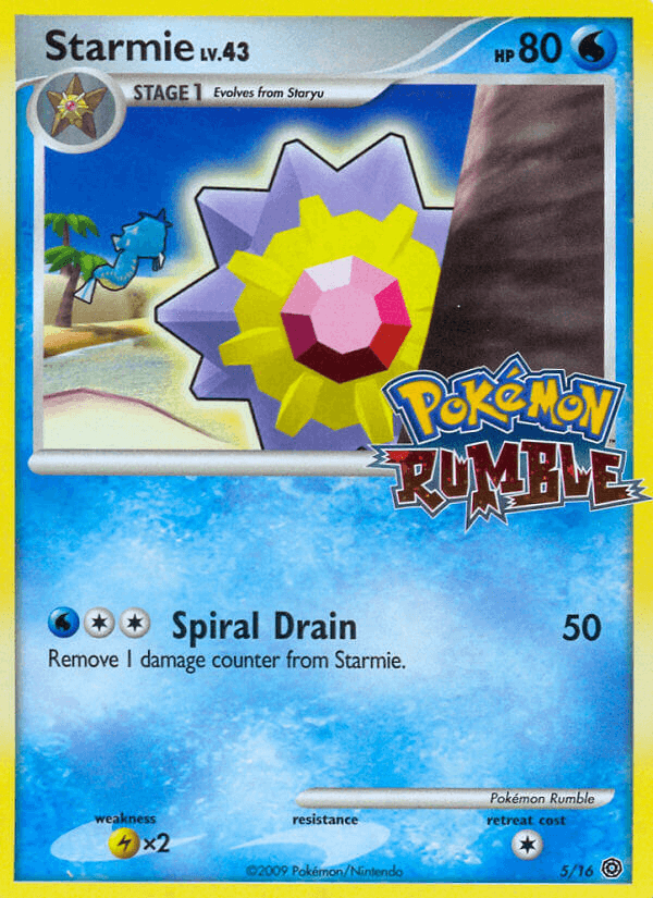 Starmie Pokémon Rumble card