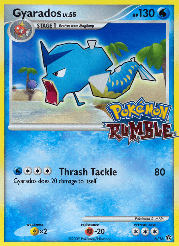 Gyarados Pokémon Rumble card