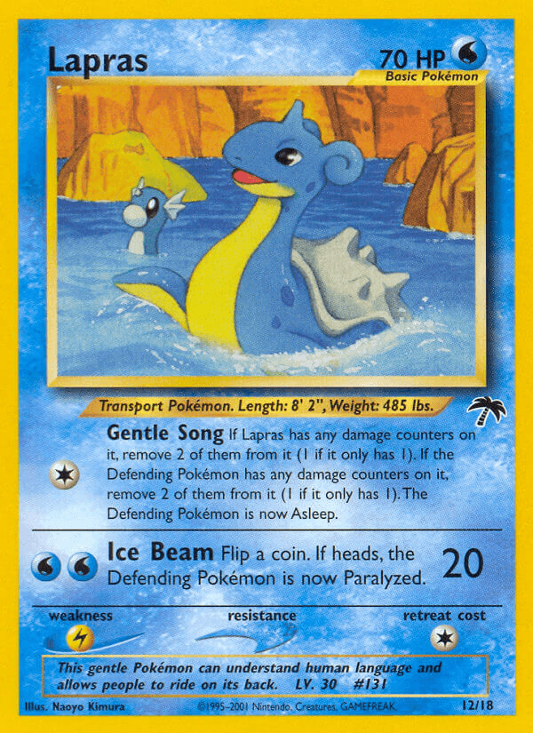 Lapras Southern Islands card