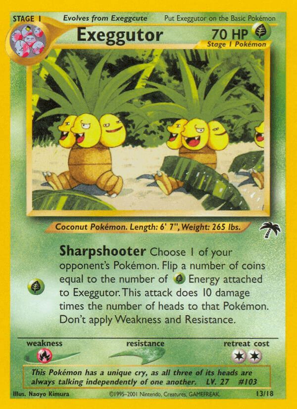 Exeggutor Southern Islands card