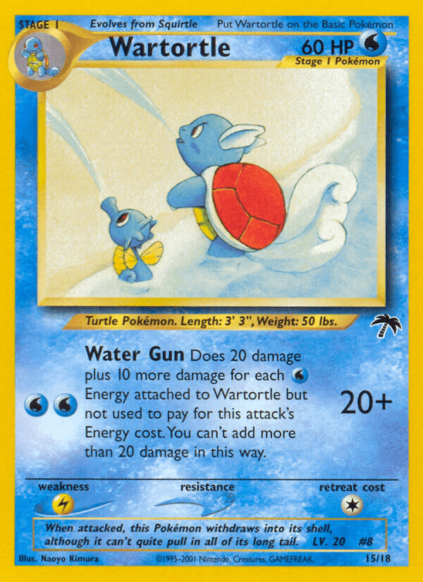 Wartortle Southern Islands card