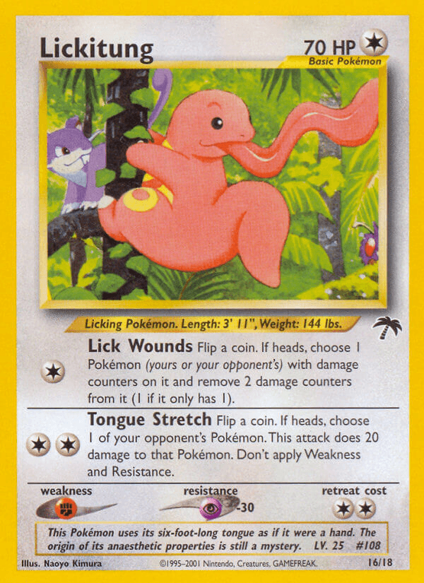Lickitung Southern Islands card